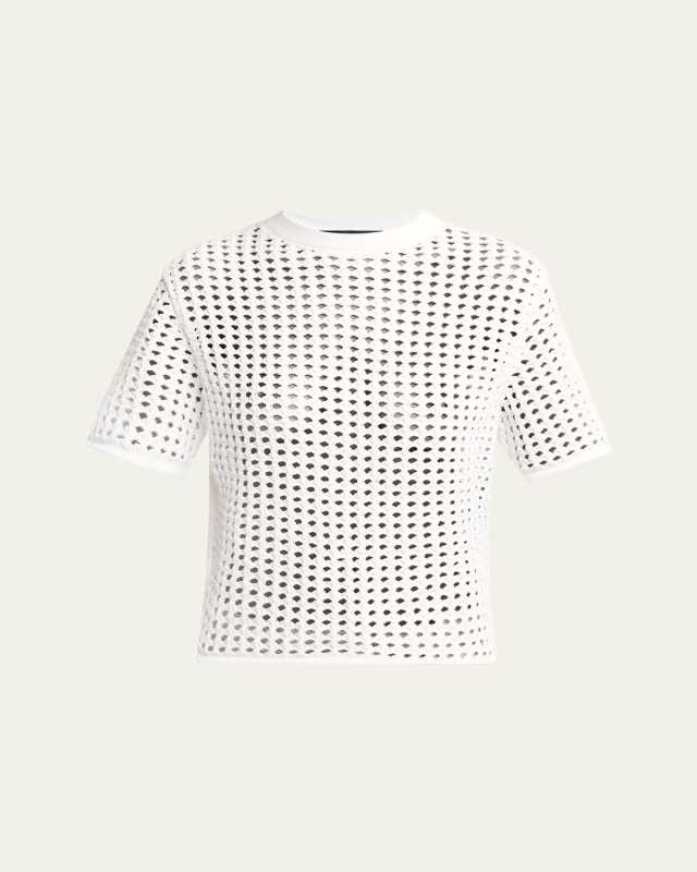 Kimia Open Crochet Top